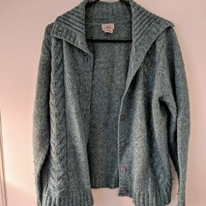 LL Bean knit cardigan